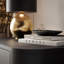 60cm W Metal Bedside Table