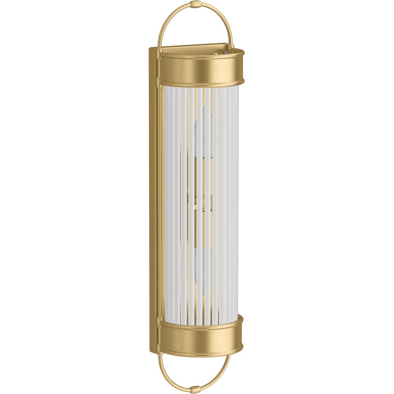 Terret 21" 2 - Light Bath Bar, Brushed Moderne Brass