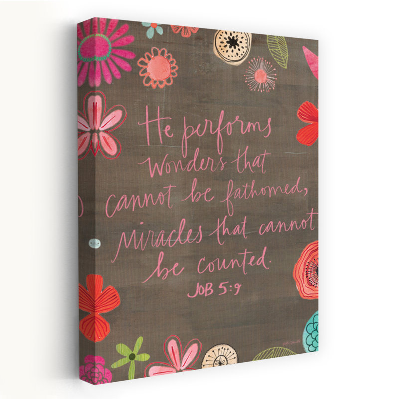 «He Performs Wonders - Contemporary Contemporary, H 16 po x l 24 po