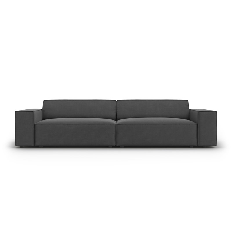 Jodie 4 Seater Sofa, Dark Grey, 3