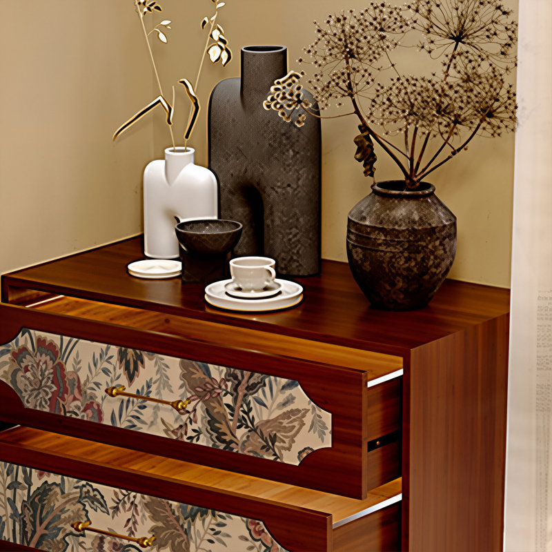 Armoire décorative à tiroirs de style américain