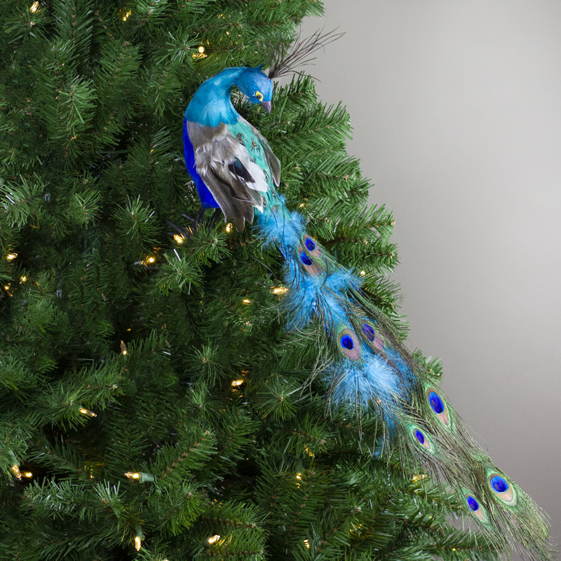 Décoration de Noël 23,5 po Regal Peacock