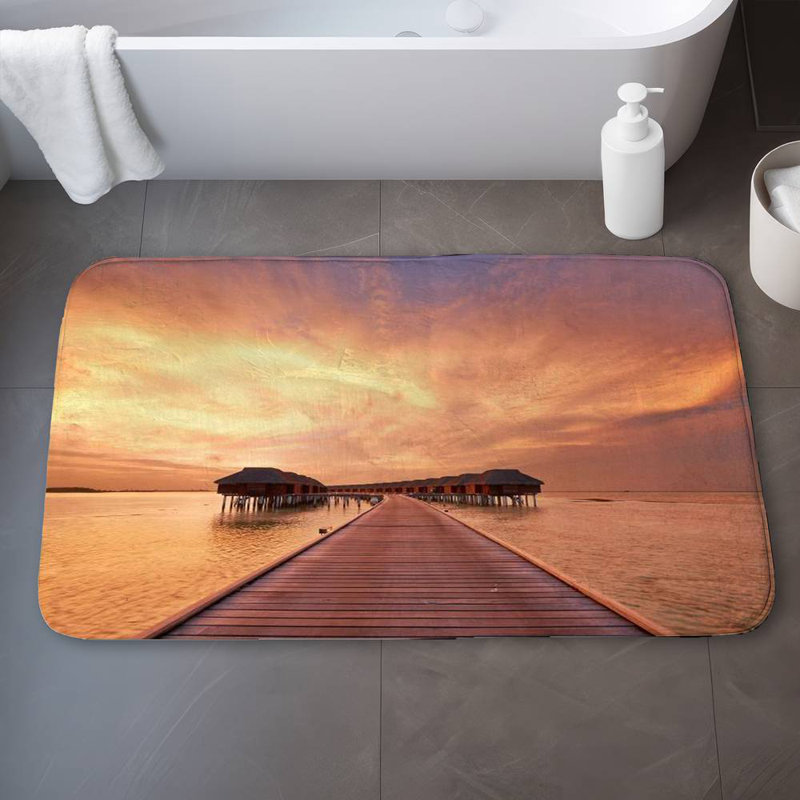 Julene Microfiber Non-Slip Bath Mat