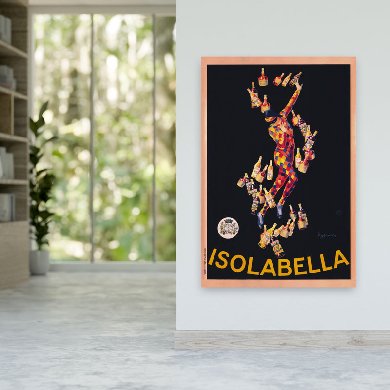 «Islabella», impression d'art rétro classique rétro, H 60 po x l 40 po