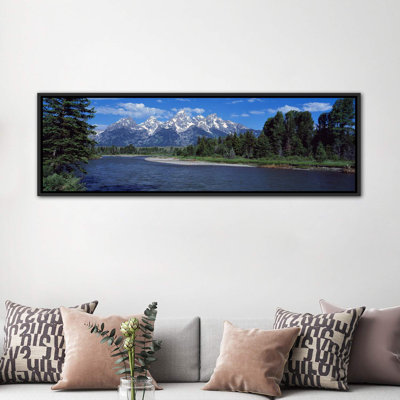 «Snake River and Grand Teton WY USA», reproduction de photo sur toile