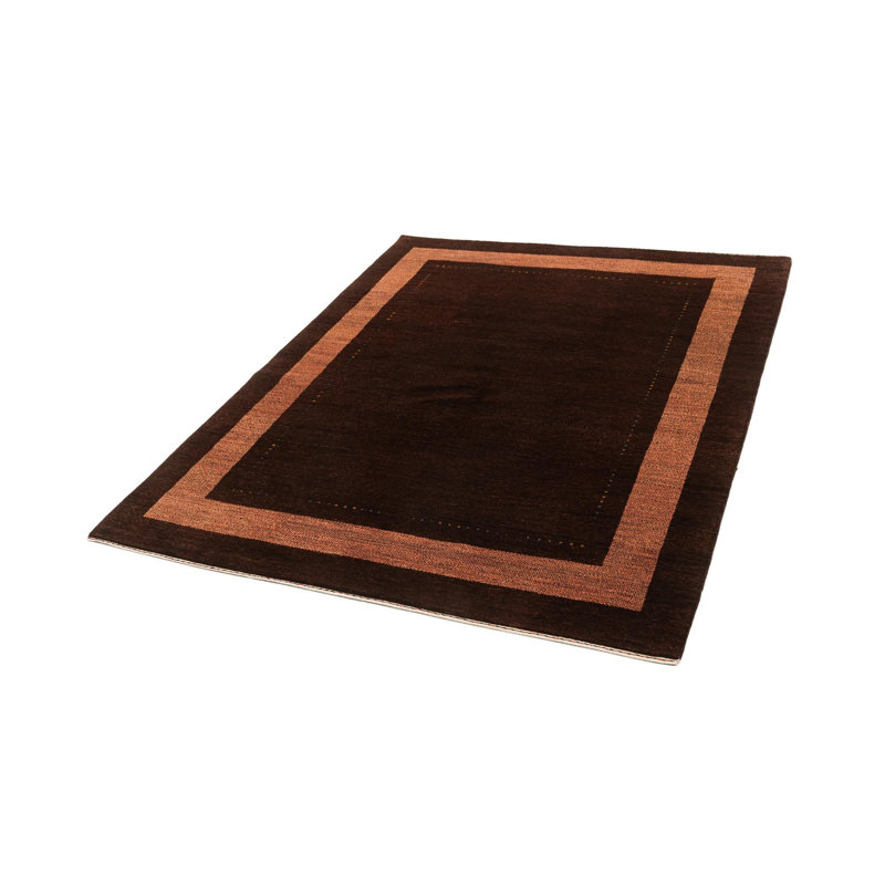 Tapis brun foncé Kashkuli Gabbeh