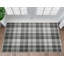 Tapis gris foncé à tissage plat Kehr-88979000