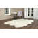Solid Colour Sheepskin Hand Woven Area Rug