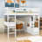 Genina Kids Full Loft Bed with Drawers-178459833