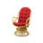 Upholstered Swivel Accent Chair-778540618-765440405