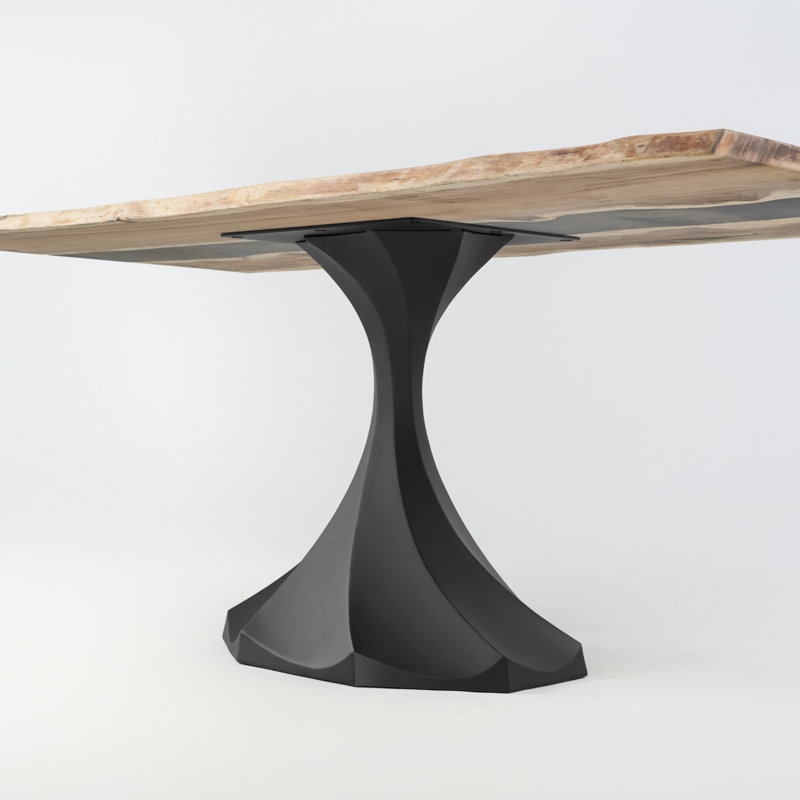 Lithe Metal Dining Table Base, 28"H x 26"L x 18"W
