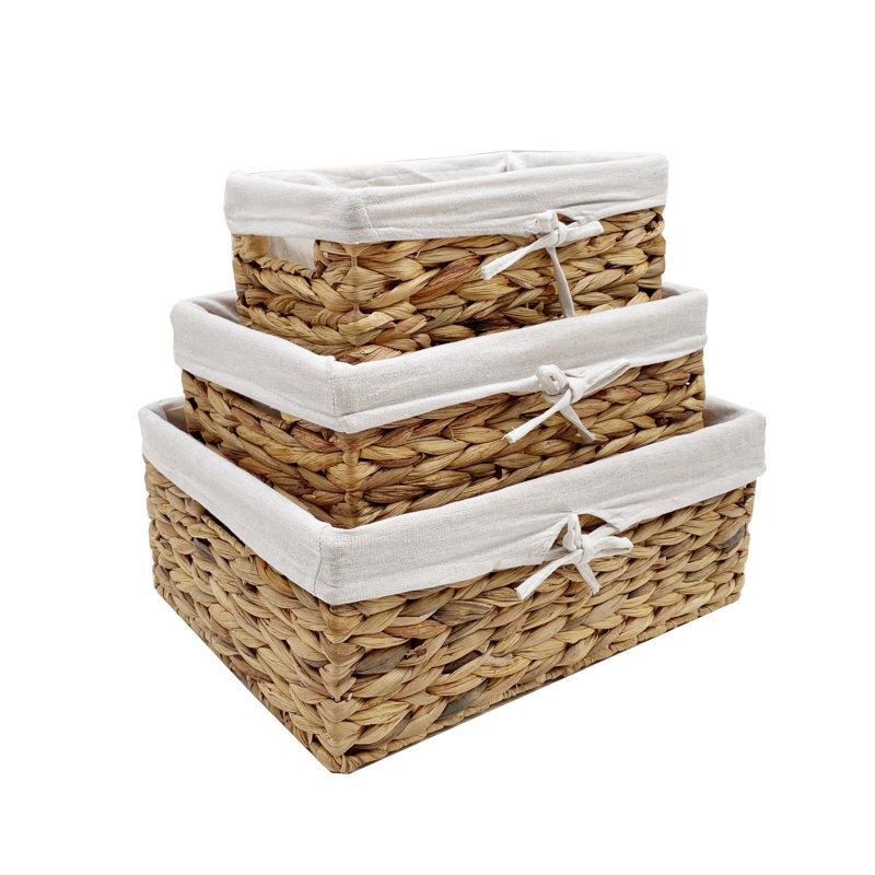 Rebrilliant Seagrass Decorative Basket, 12cm H x 28cm W x 18cm D