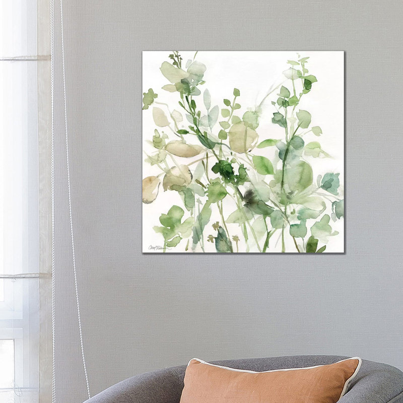 Sage Garden II by Carol Robinson - Wrapped Canvas Painting, 93.98 cm H x 93.98 cm W x 3.175 cm D