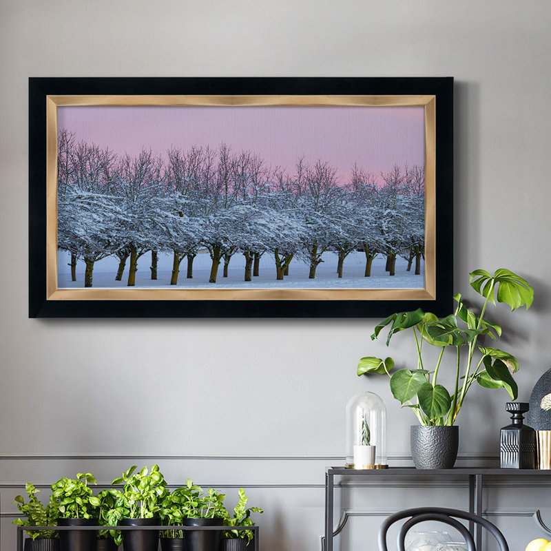 Winter's Beauty - Reproduction de photo sur toile simple, H 21 po x l 37 po x P 2,5 po