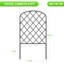 Clôture de jardin en métal 25PCS