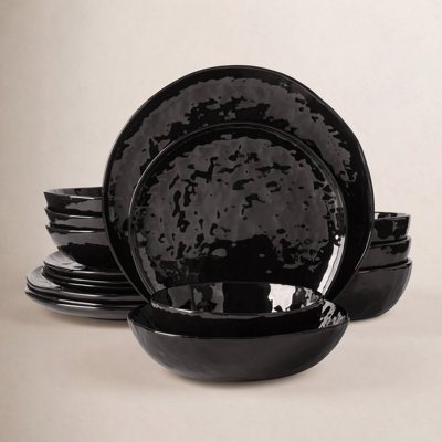 Sanjay 16-Piece Porcelain Dinnerware Set