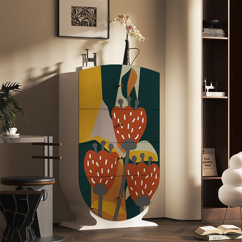 Armoire décorative française, Blanc