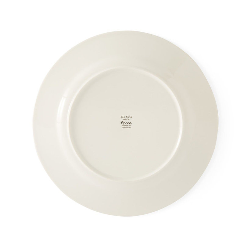 11.5" Dinner Plate in Yellow, Blue