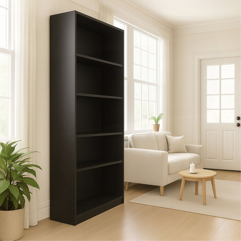 Armoire de rangement à 5 niveaux, Noir