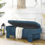 Banc rembourré avec grand espace de rangement, banc de chambre-1206981813