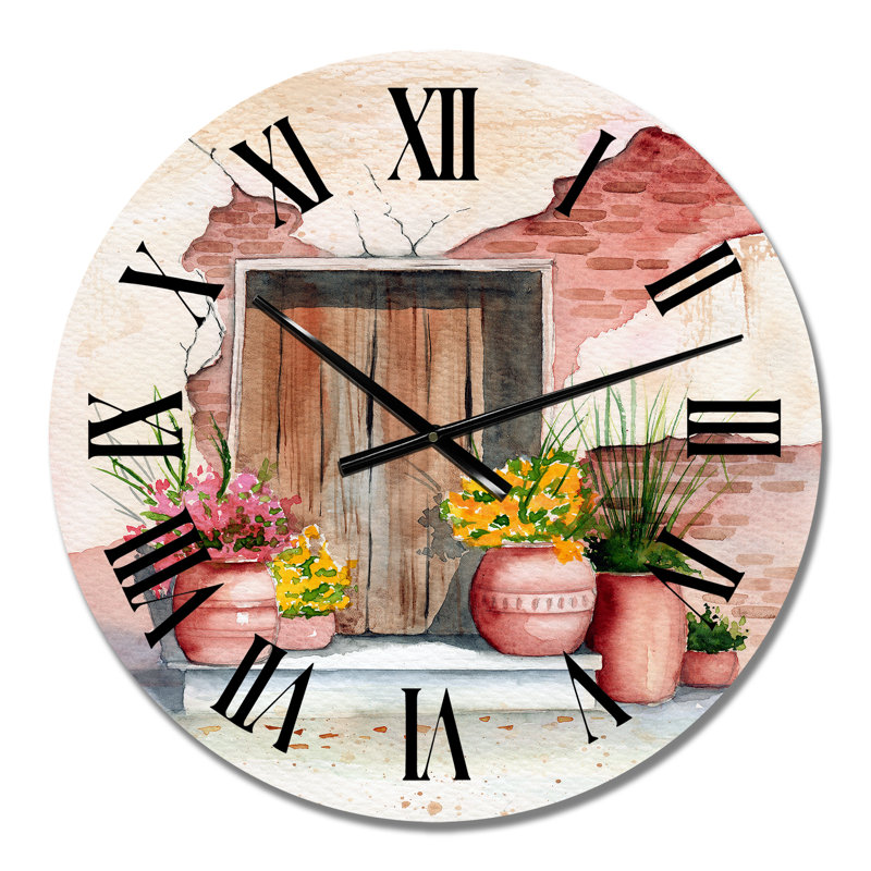 Vieille horloge murale rétro, Moyen