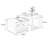Modern simple solid wood coffee table
