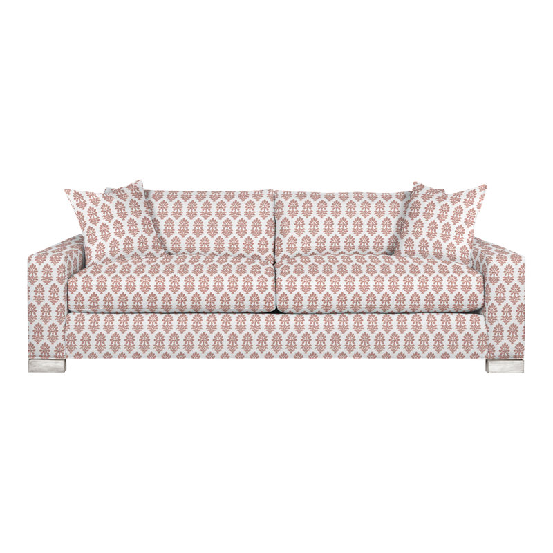 Canapé-lit 83,5 po Claremont, Perigold Francine Dusty Rose, Casa Blanca