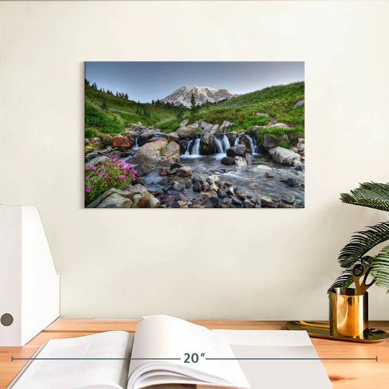 Alvord Cascades par le mont Rainier, H 8 po x l 12 po