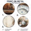 Farm Life Kitchen Shelf Still Life - Barn Farm Ranch, art mural rond en métal-1363421034