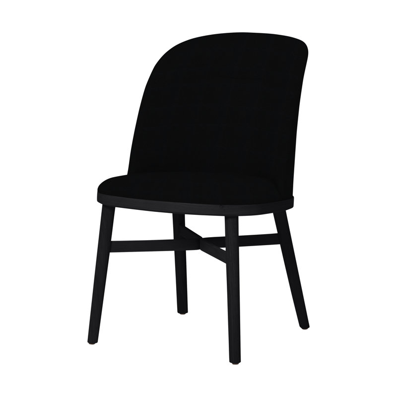 Bund Upholstered Dining Chair, Era CSE14, Onyx Oak