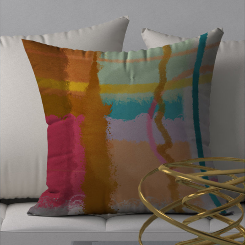 Reversible Throw Pillow, 20" x 20"