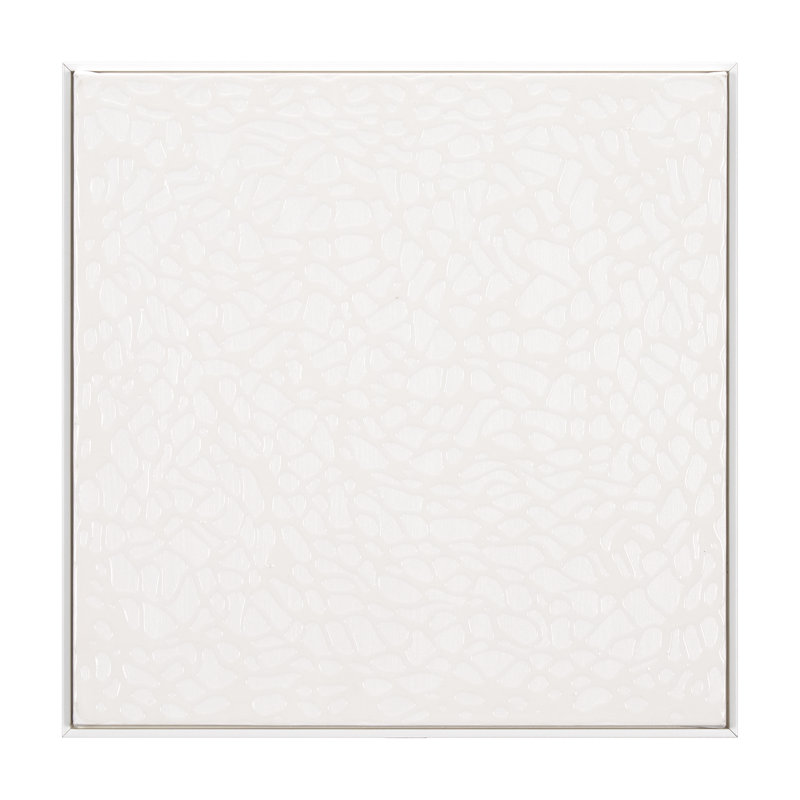 Toile texturée Dapple Light a Hand, Blanc