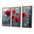 Toile avec cadre flottant brun