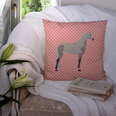 Coussin extérieur en tissu à contrôle cheval