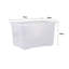 Wham Crystal 102L Plastic Storage Box Pack of 4 Clear