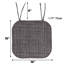 Coussin de chaise antidérapant en mousse à mémoire de forme 16 po x 16 po Aria-1114038311-1186914761