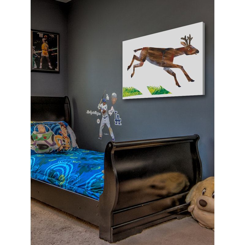 Mule Deer by Eric Carle - Painting on Canvas, 41cm H x 61cm W