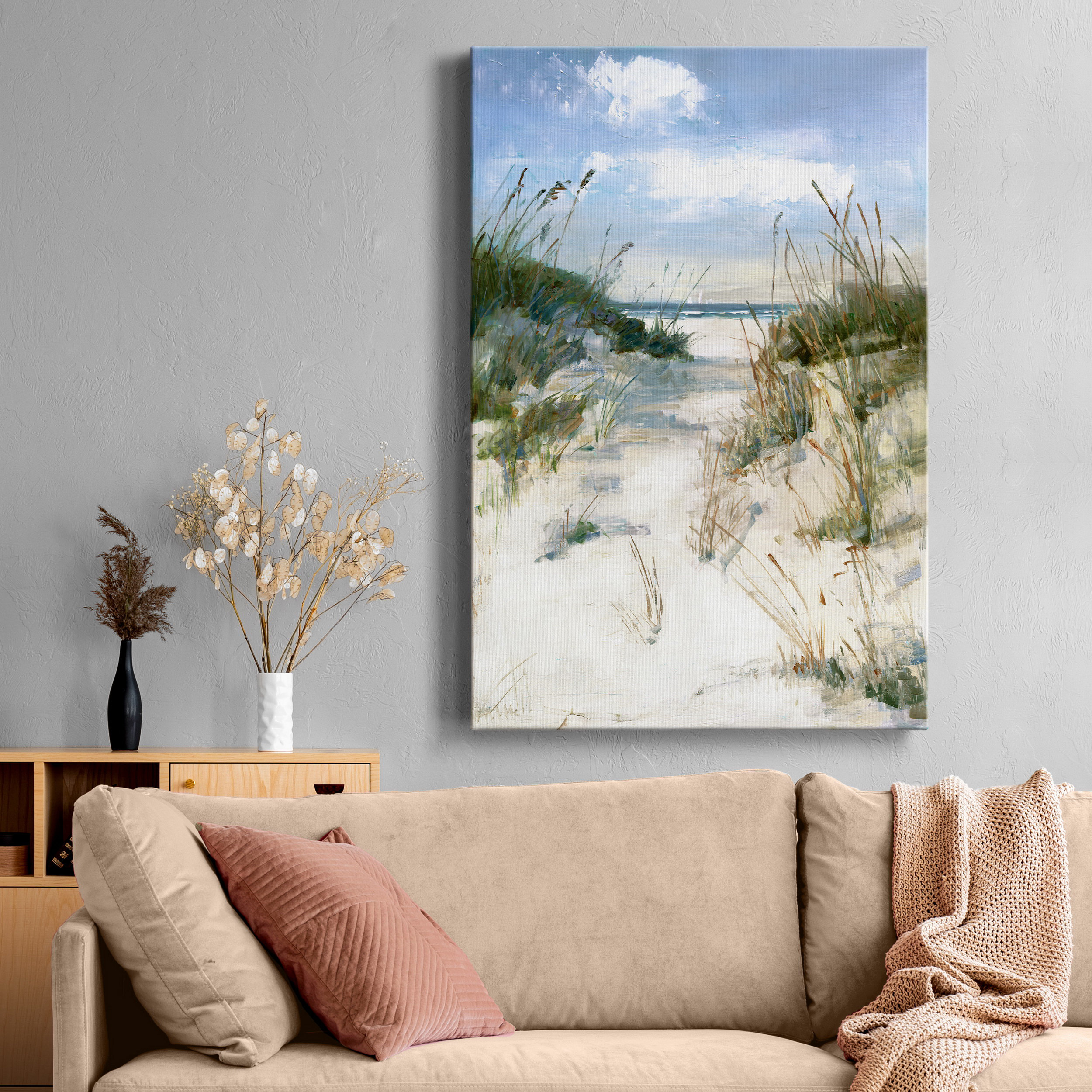Rosecliff Heights Dune View - Wrapped Canvas Photograph Print & Reviews | Wayfair