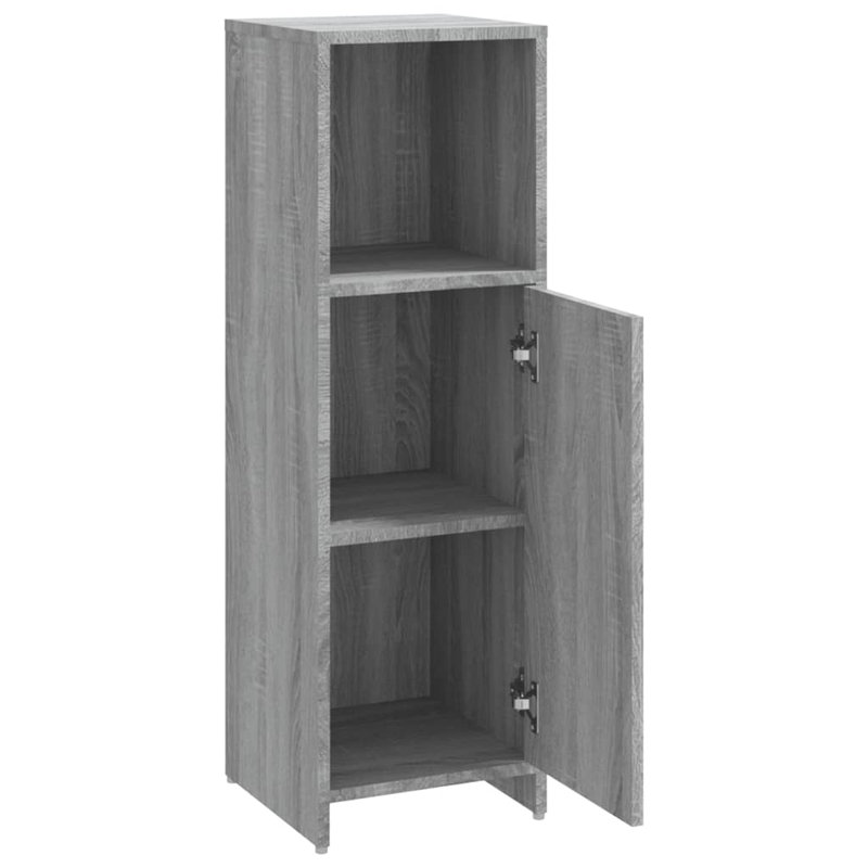 Avroham Bathroom Cabinet, Grey Sonoma