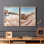 Impression sur cadre Impasto Plateau I-Premium - prêt à être accroché - aucun clou requis - aucun clou requis