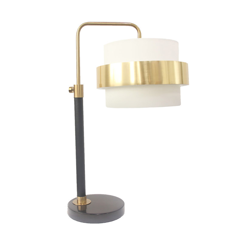 Lampe de table réglable 25 po Maxeys, Noir