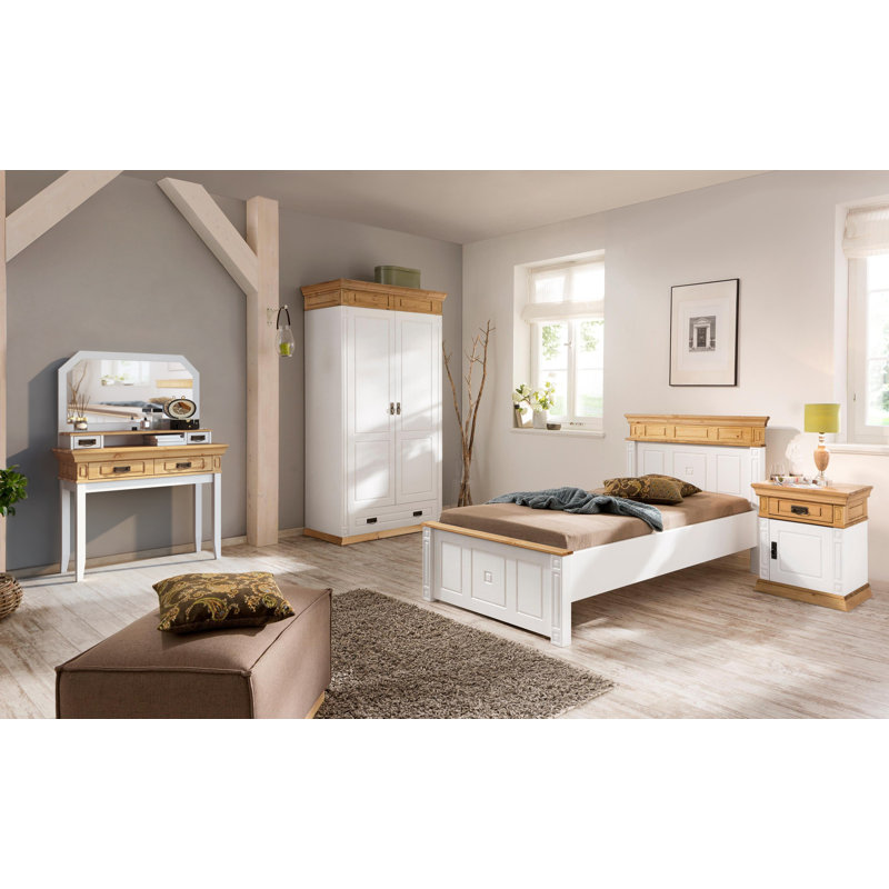Lilliana Dressing Table with Mirror, White