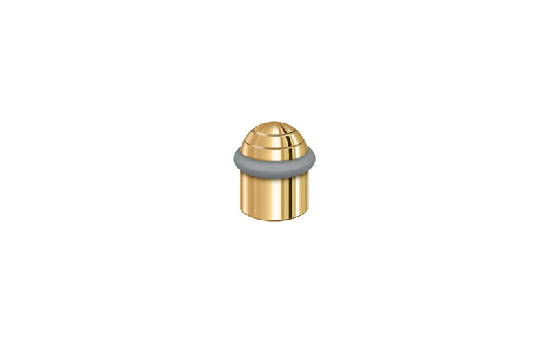 Kick Stop, PVD Polished Brass, 1.625" H x 1.375" W x 1.375" D