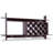 Giselher Wall Mounted Wine Bottle & Glass Rack Walnut