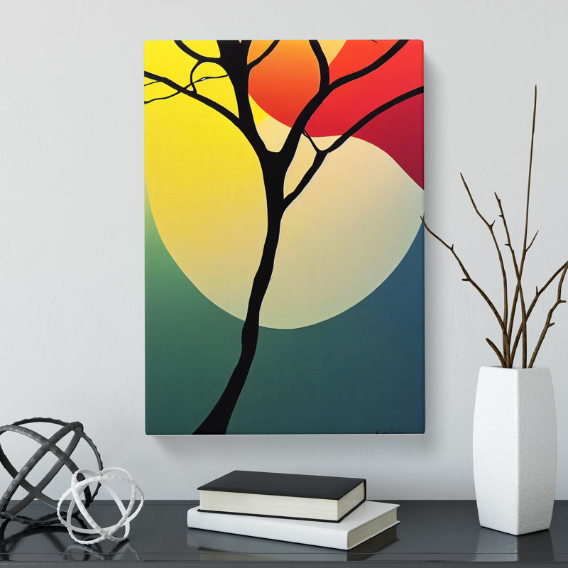 Apple Tree Minimalism - Wrapped Canvas, 50cm H x 35cm W x 3cm D