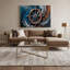 Art mural sur toile gris