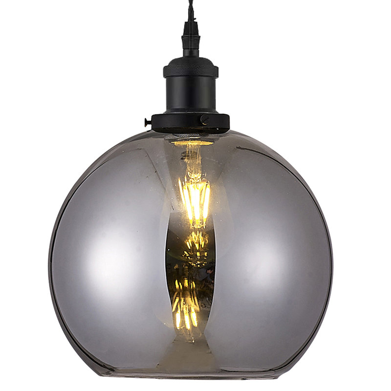 1 - Light Sphere Pendant, Smoked