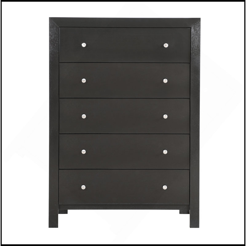 Commode Burlington, noir, Noir