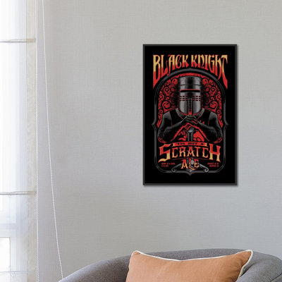 « black knight ale », impression sur toile
