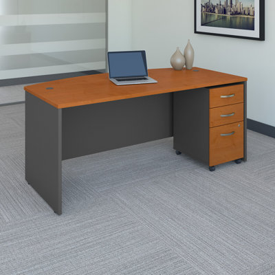 Bureau à arc avec classeur mobile Series L 72 po x P 36 po